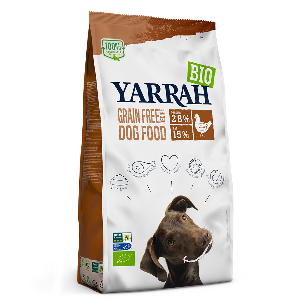 Yarrah Bio Hondenvoer Graanvrij Kip & Vis2 kg