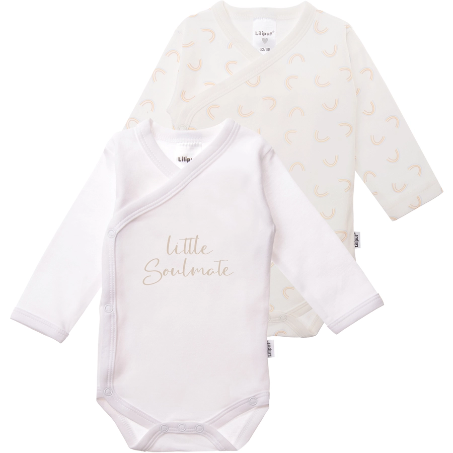 Liliput Wickelbody 'little Soulmate' weiss-rosa