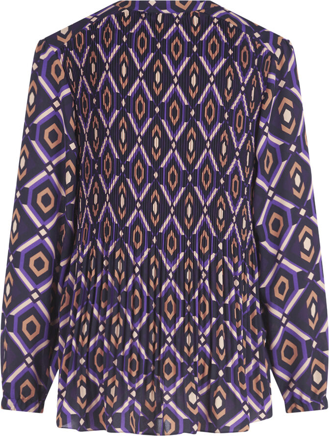 Betty Barclay Bluse Kurz 1/1 Ar Purple/black