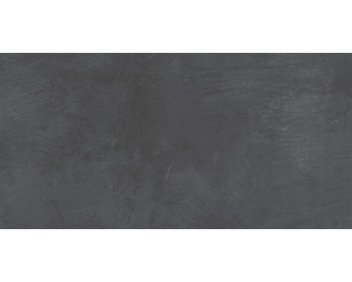 Porseleinen steengoed wand- en vloertegel Cementine 30 x 60 x 0,9 cm antraciet mat R10B