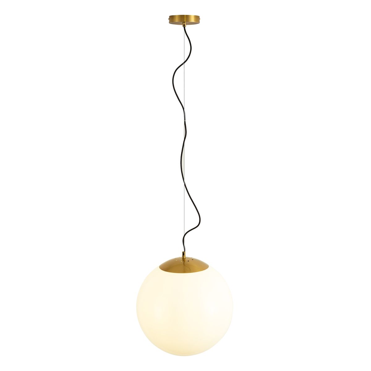 Scandinavische hanglamp opaal glas 40 cm - Ball 40