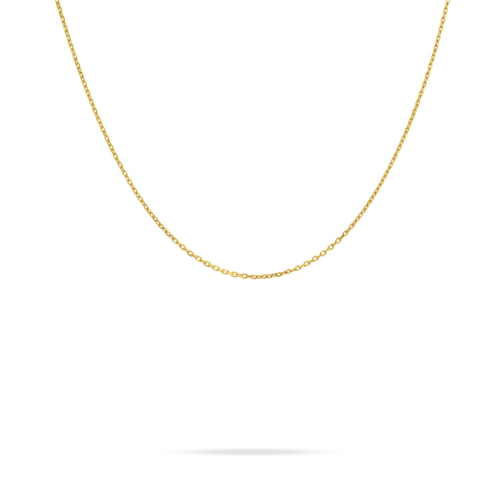 Chaîne Igoa Maille Forçat Diamantee Or Jaune