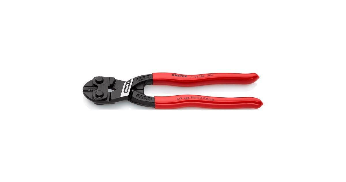 KNIPEXCoBolt Gebogen Betonschaar 71 01 200 kniptang  (Middensnijder)