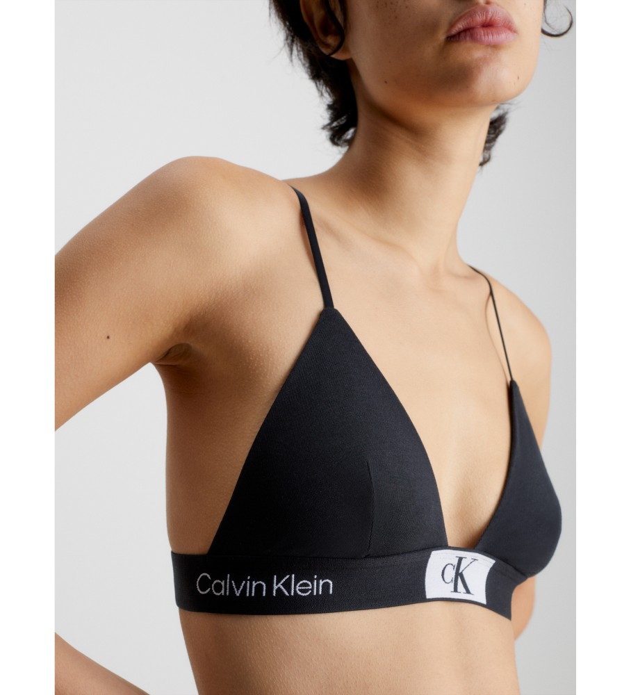 Sutiã triangular Calvin Klein CK96 preto