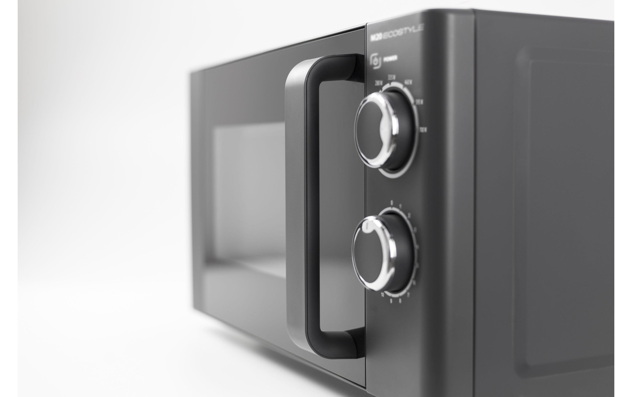 Caso Mikrowelle »M20 Ecostyle Grau Schwarz« 700 W