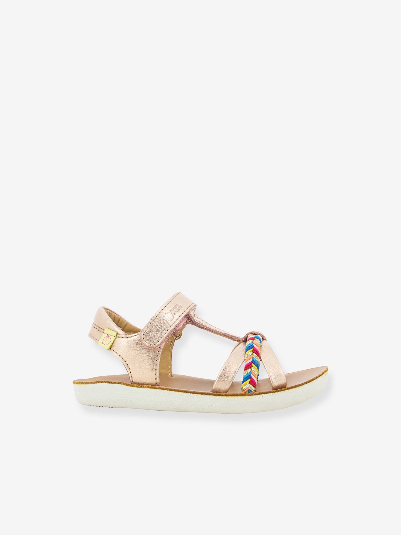 Sandálias infantis SHOO POM® Goa Salomé em cobre iridescente