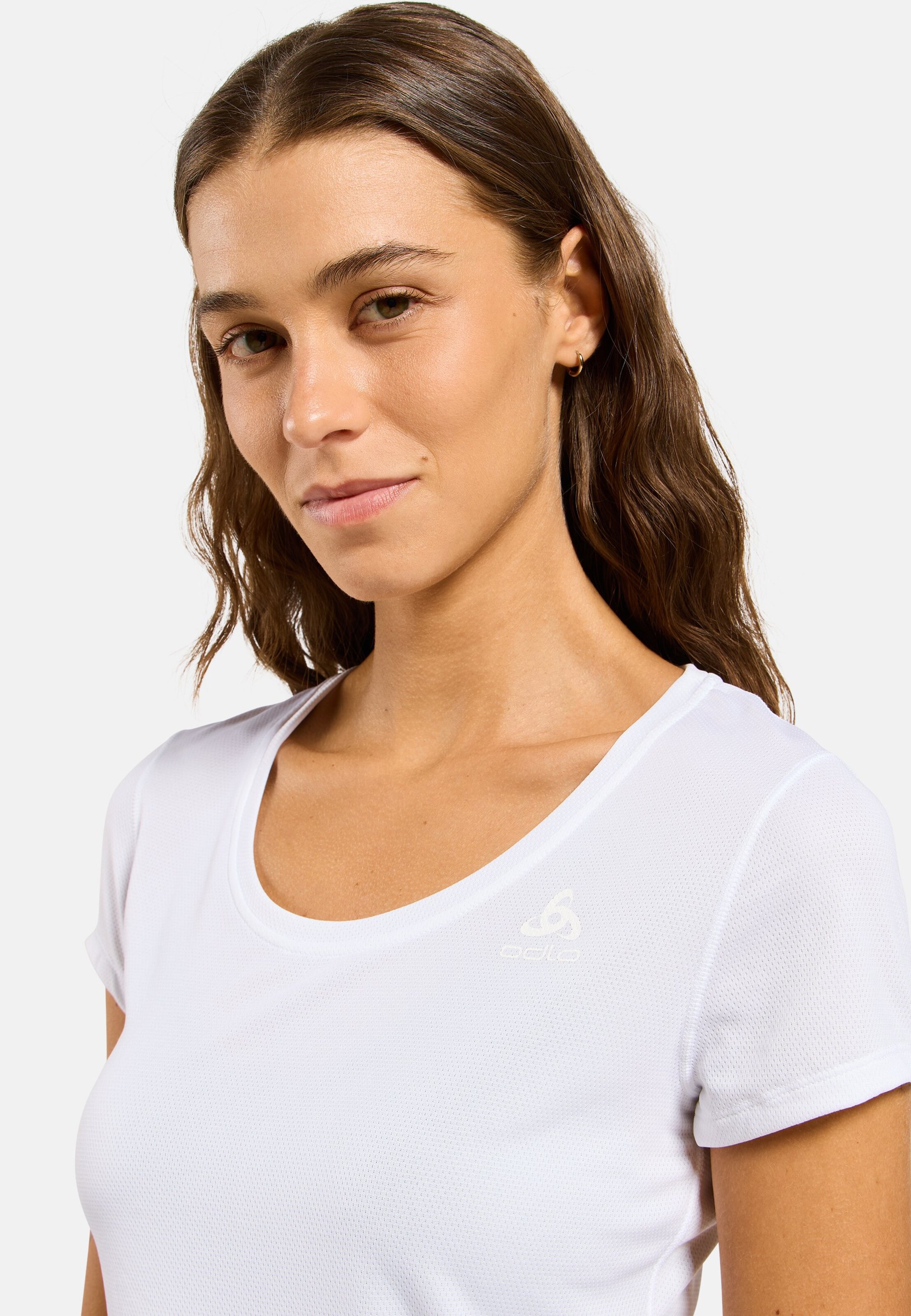 Active F-Dry Light Base Layer T-shirt in white