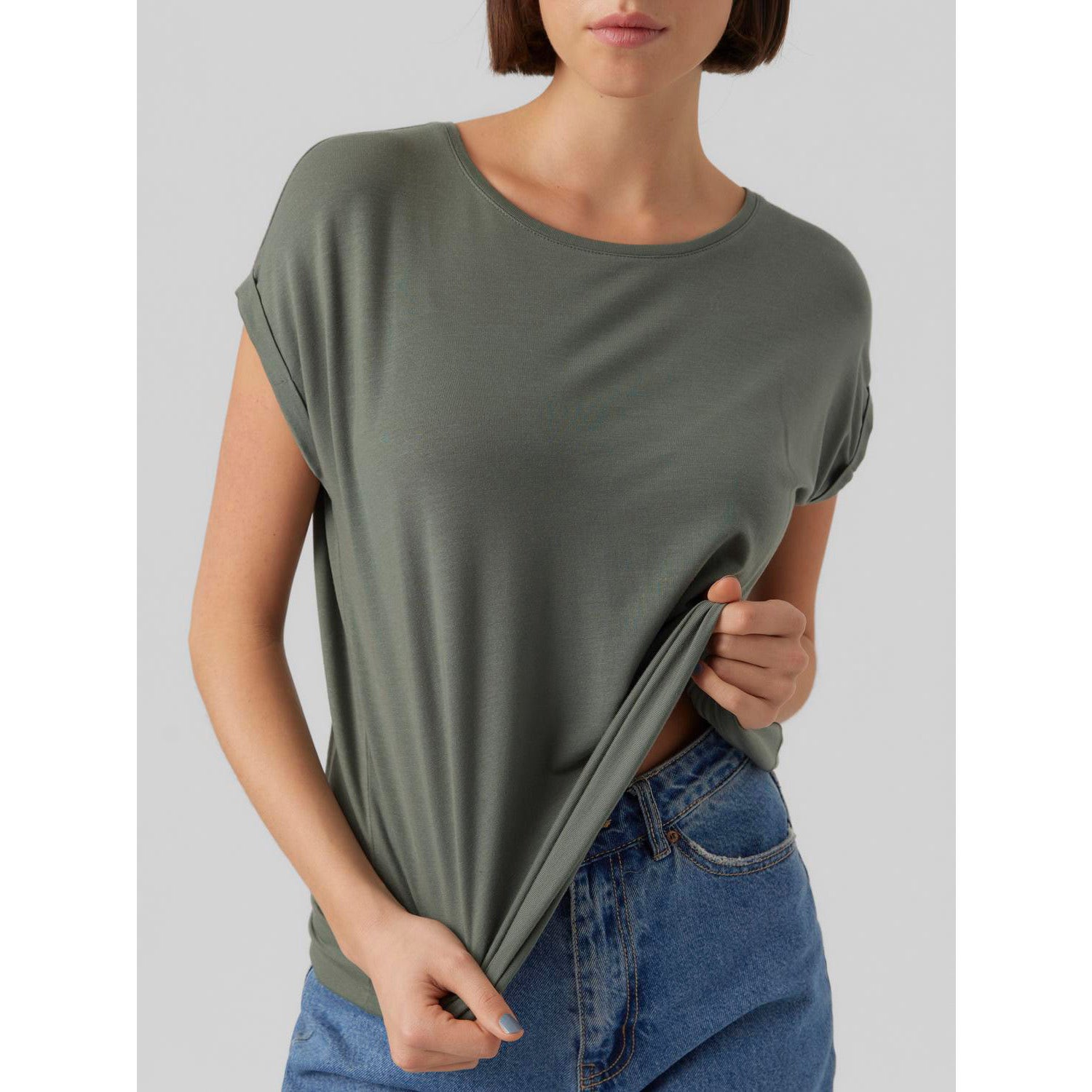Vero Moda  Ava Plan Short Sleeve Top