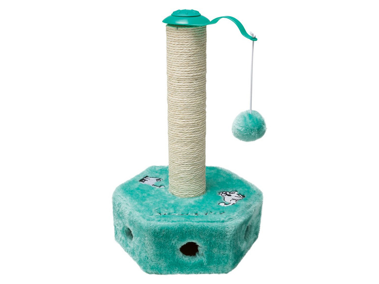 Krabpaal, van sisal en pluche