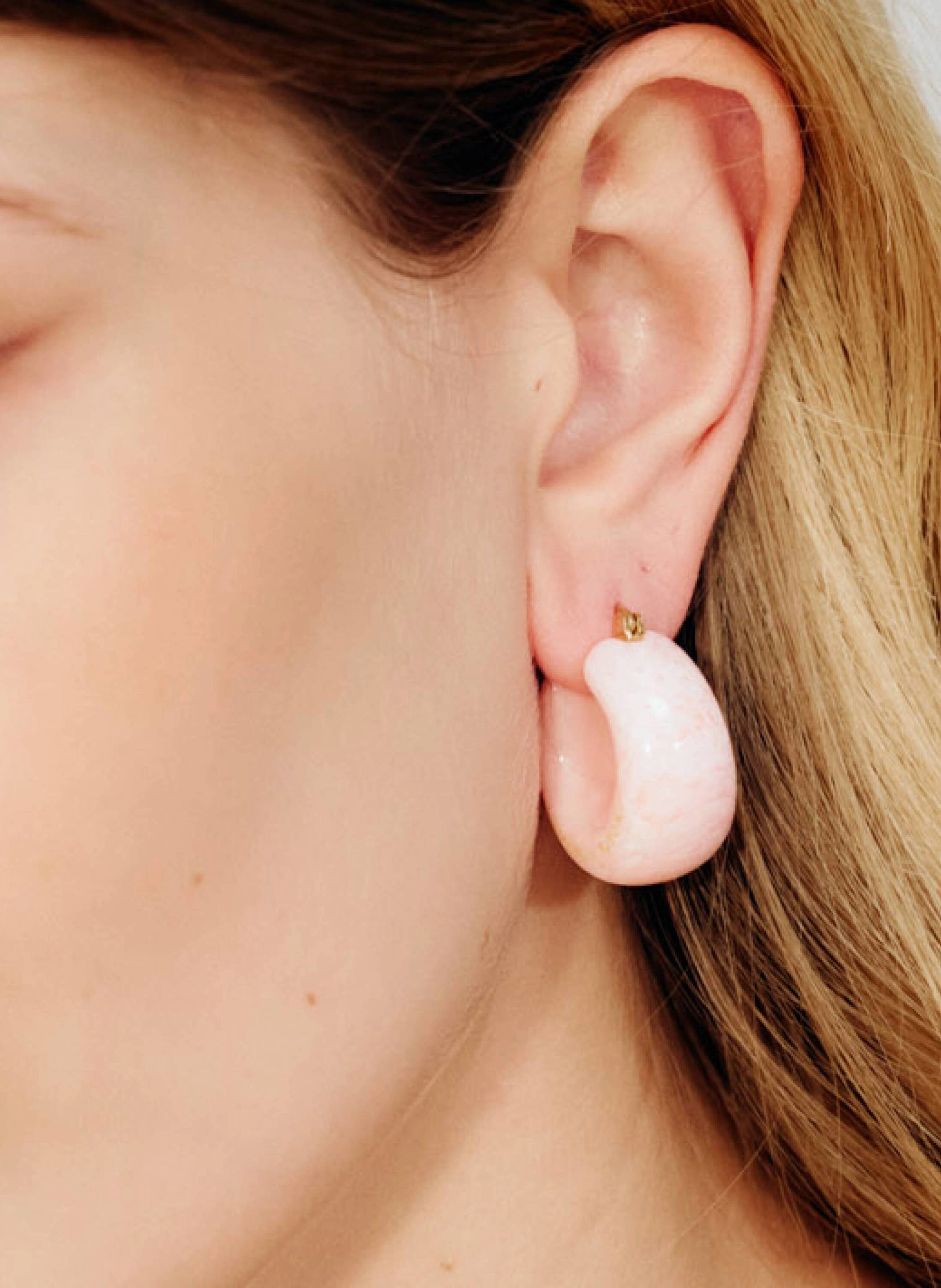 VANESSA BARONI Ohrhänger CIRCLET EARRING BUBBLE GUM TWIST by GLAMBOU