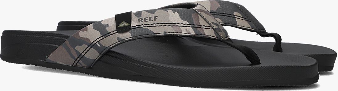 REEF zwarte reef teenslippers cushion spring