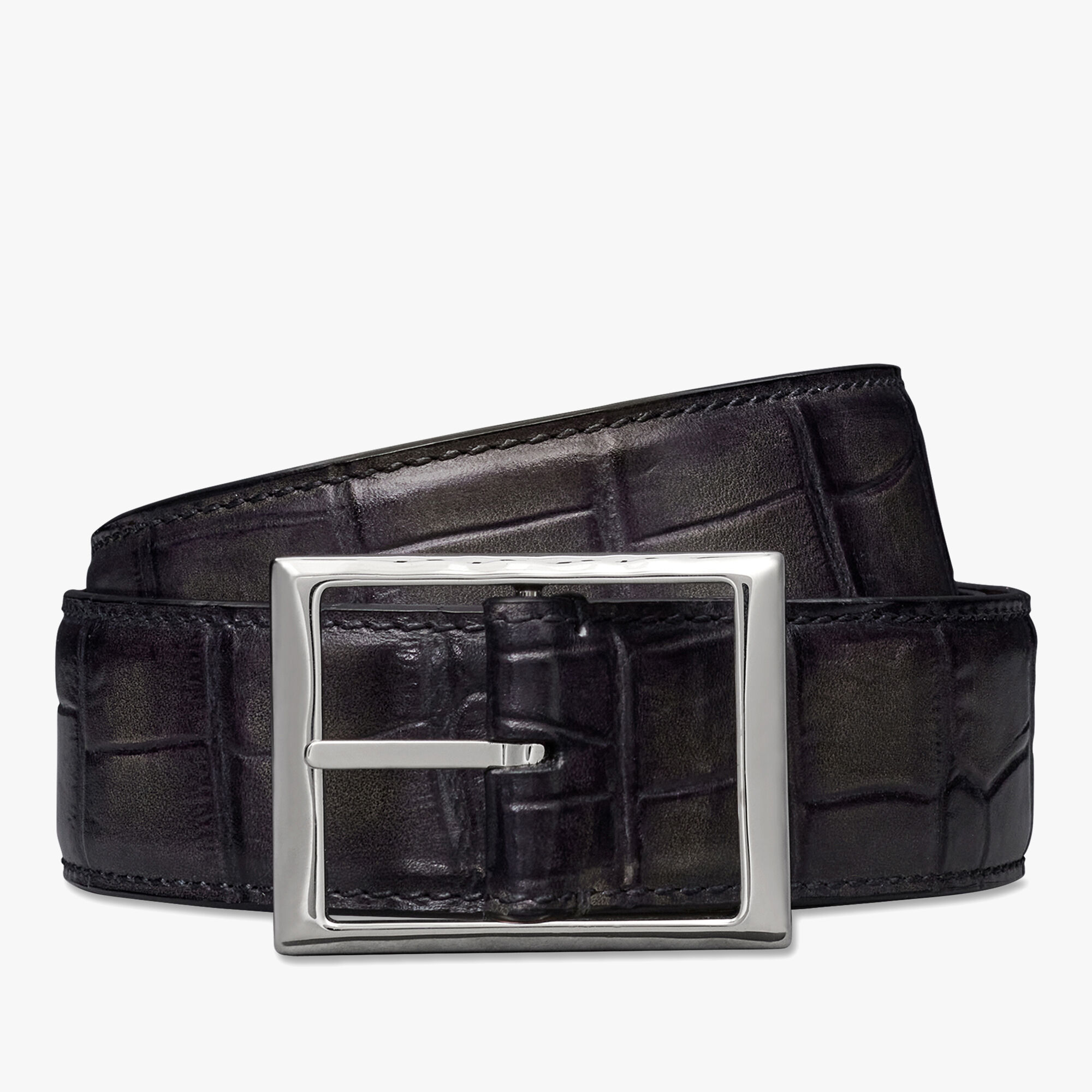 Ceinture Reversible Classic 35 MM En Cuir d'Alligator