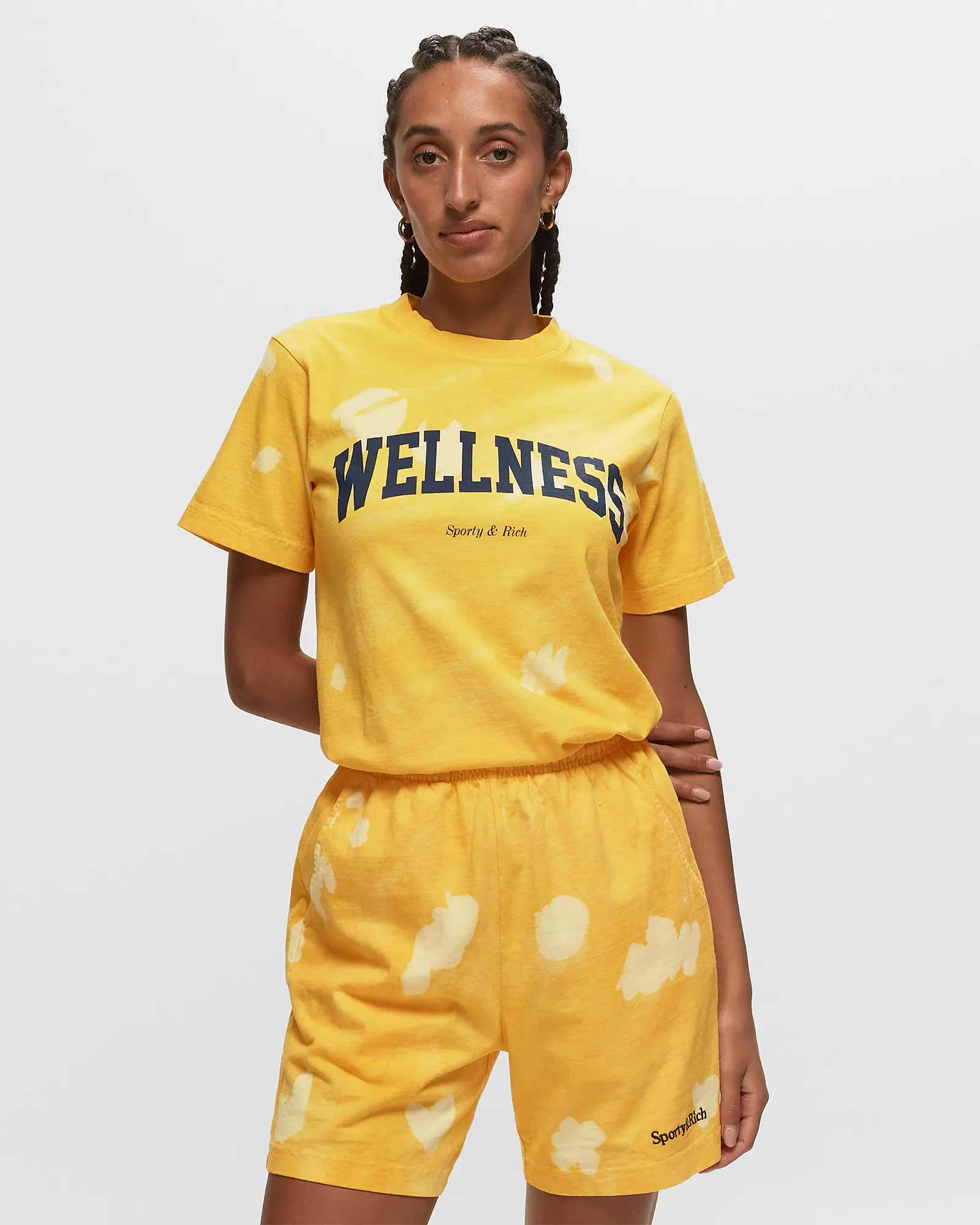 Sporty & Rich Wellness Ivy Tie Dye T Shirt