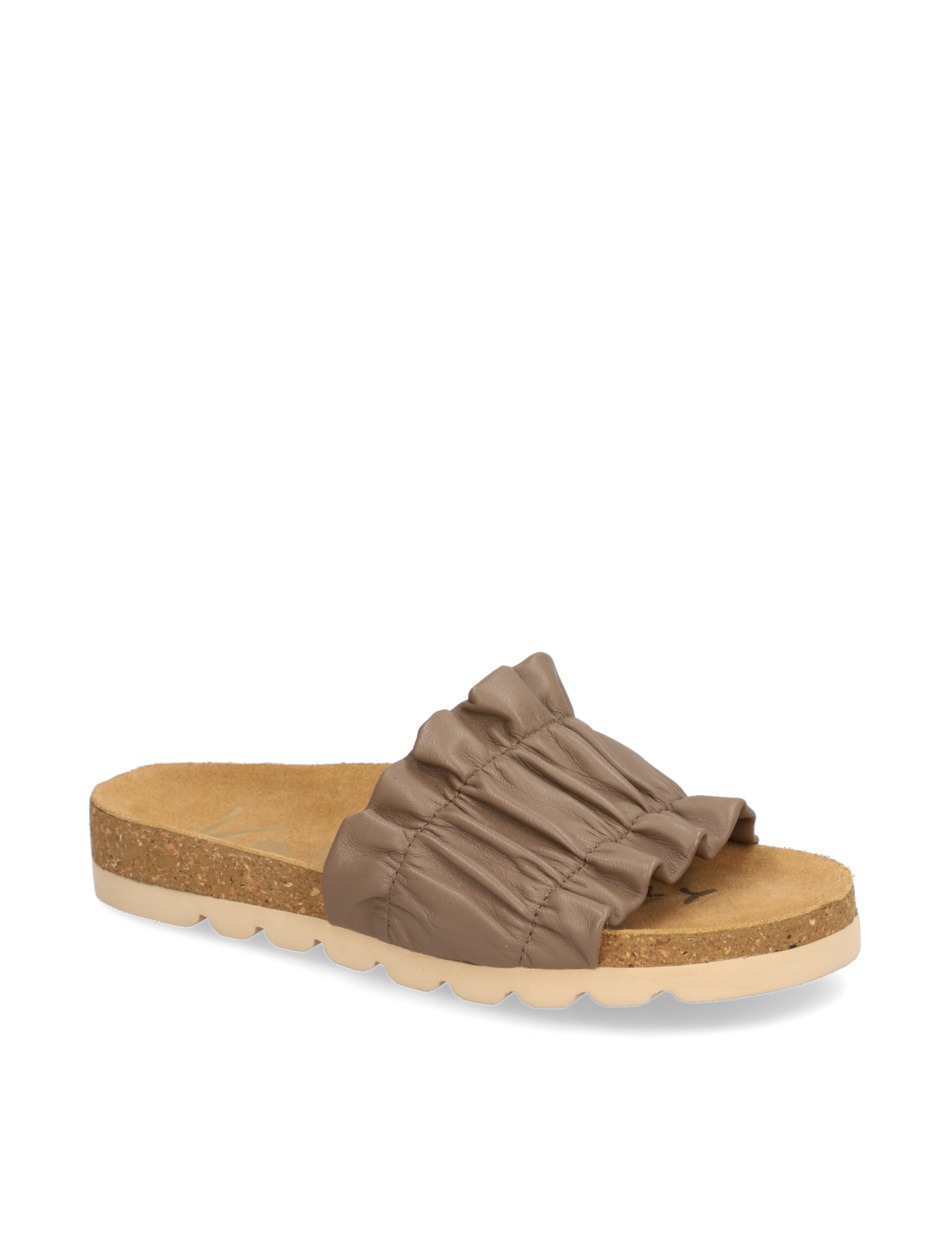 Glattleder Pantoffel