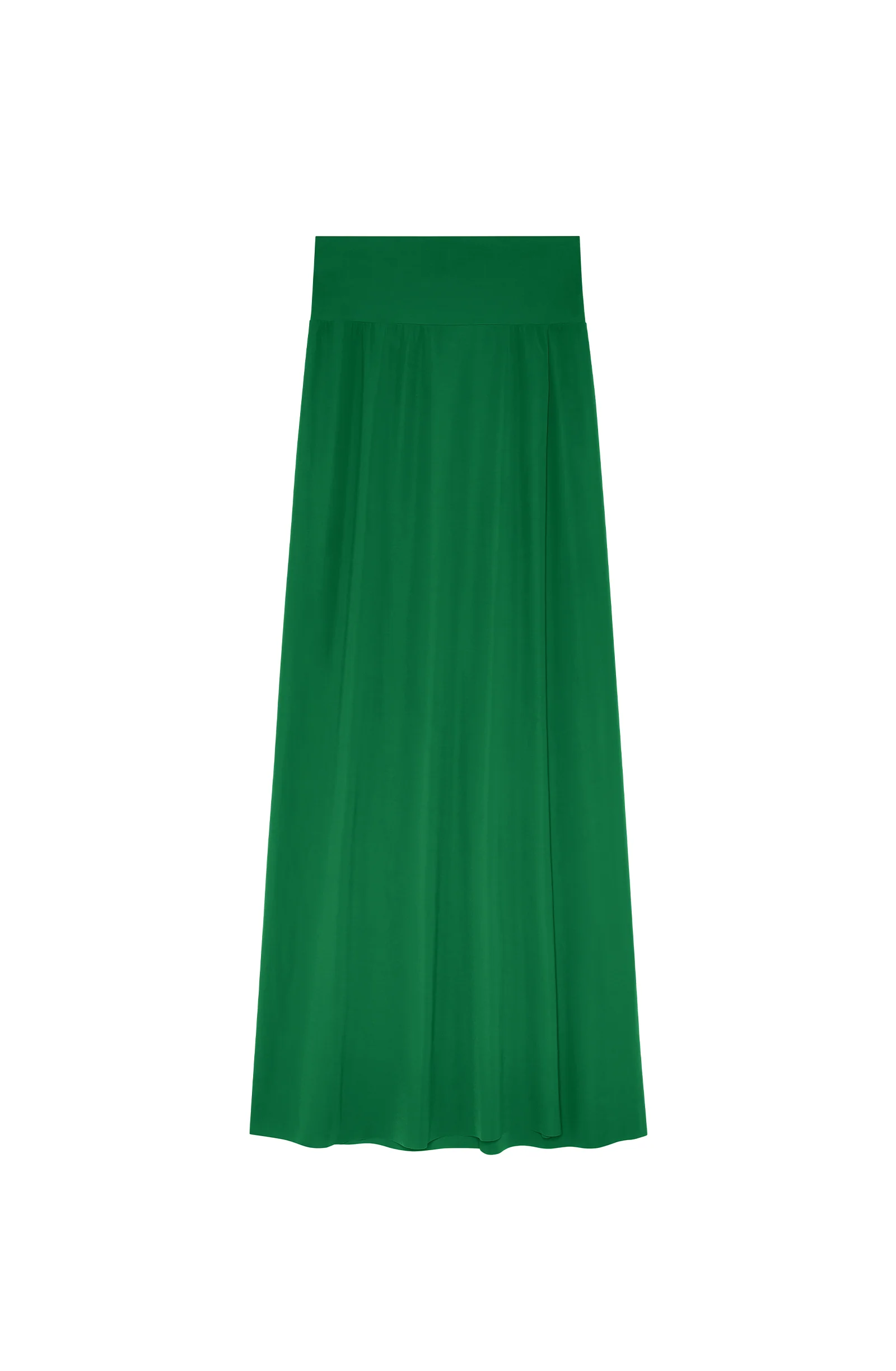 judie Jupe longue portefeuille en voile extensible jade Jade