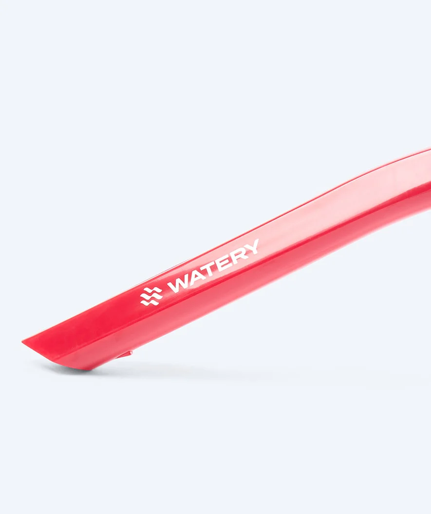 Watery centersnorkel - Ultralight - Rød/sort