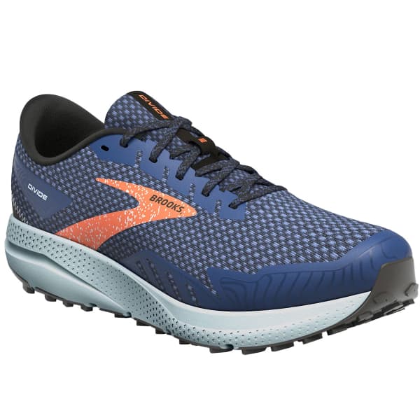 Chaussure trail BROOKS DIVIDE 4 BLUE/NAVY/FIRECRACKER