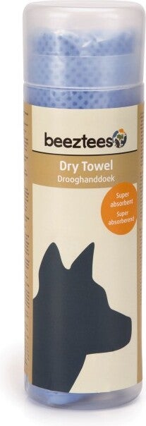 Beeztees drooghanddoek blauw 66 x 43 cm