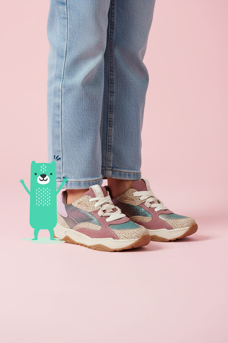 IK-KE Sneakers Roze Meisjes