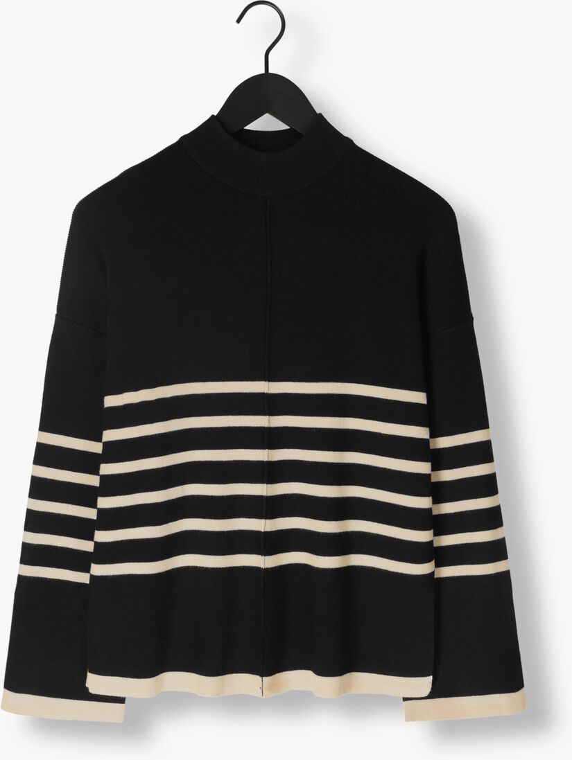 OBJECT zwarte object trui objromia l/s long knit pullover