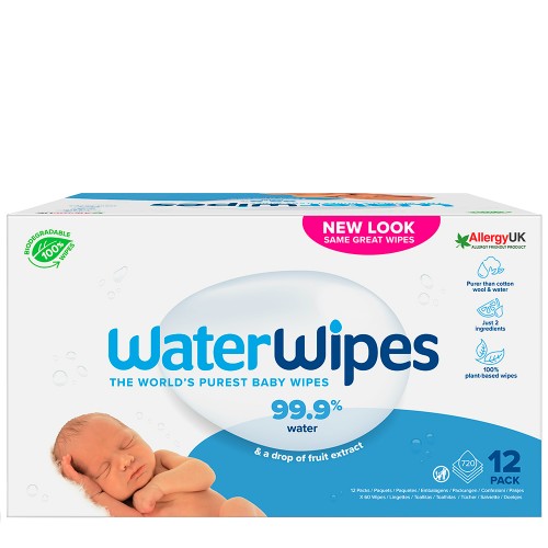 WaterWipes Toalhitas 12x60 unidades