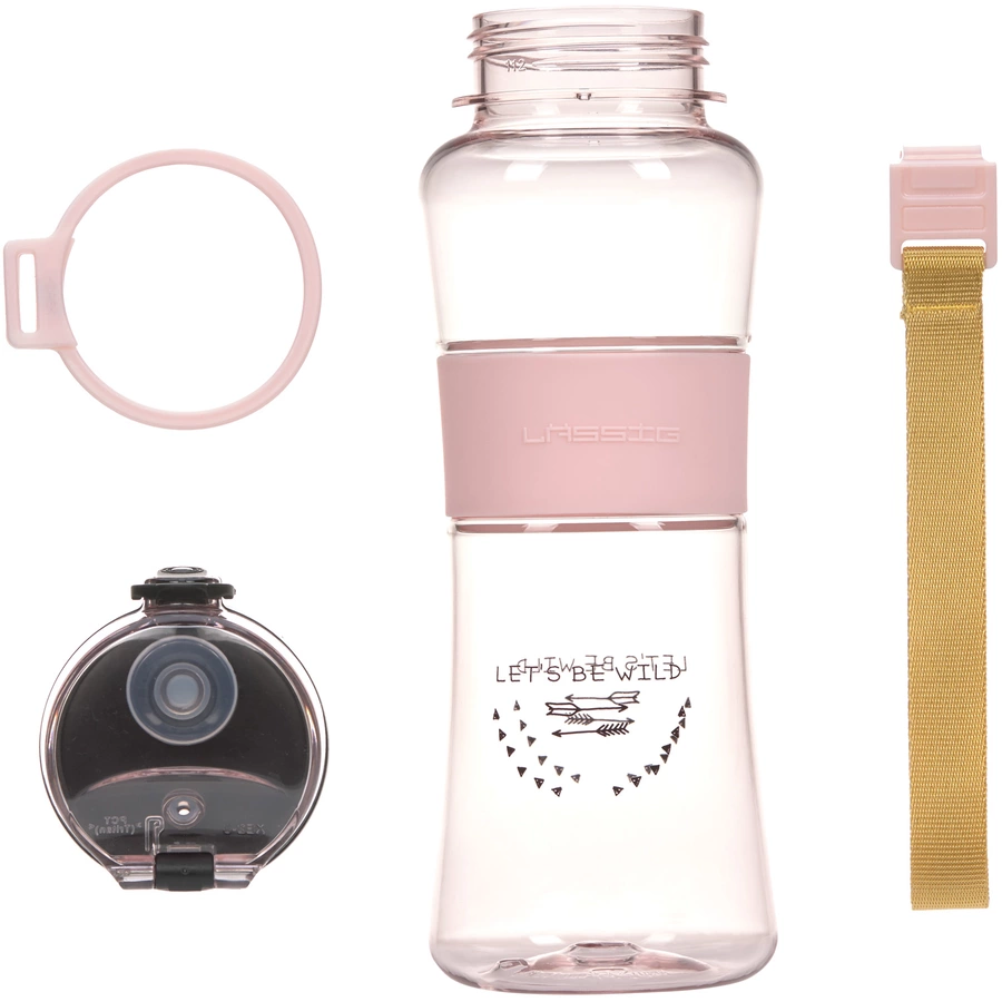 LÄSSIG Trinkflasche Adventure rose, 550 ml