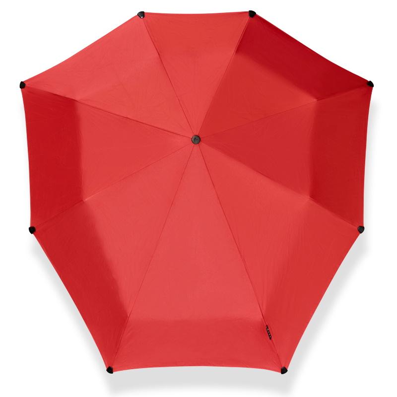 Senz° Mini Automatic Opvouwbare Storm Paraplu Rood