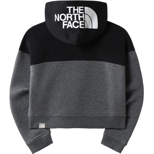 Sweatshirt THE NORTH FACE G DREW PEAK CROP HD TNF GREY HEATHER