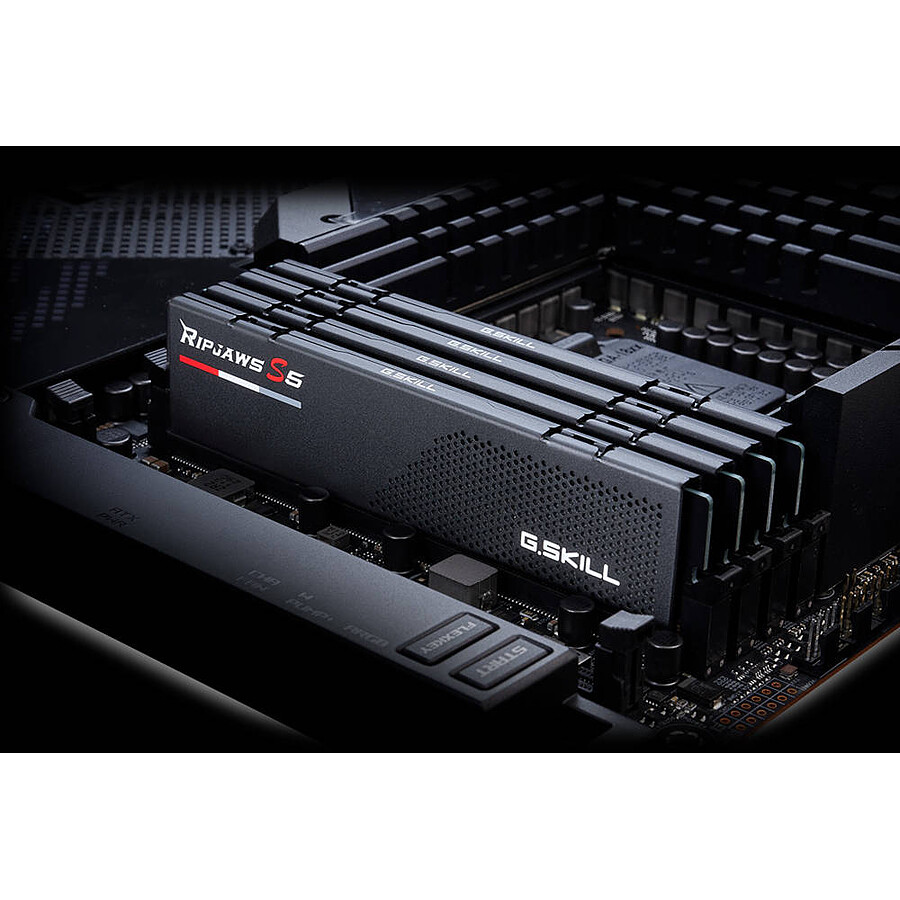 G.Skill Ripjaws S5 Black - 2 x 16 Go (32 Go) - DDR5 6000 MHz - CL28