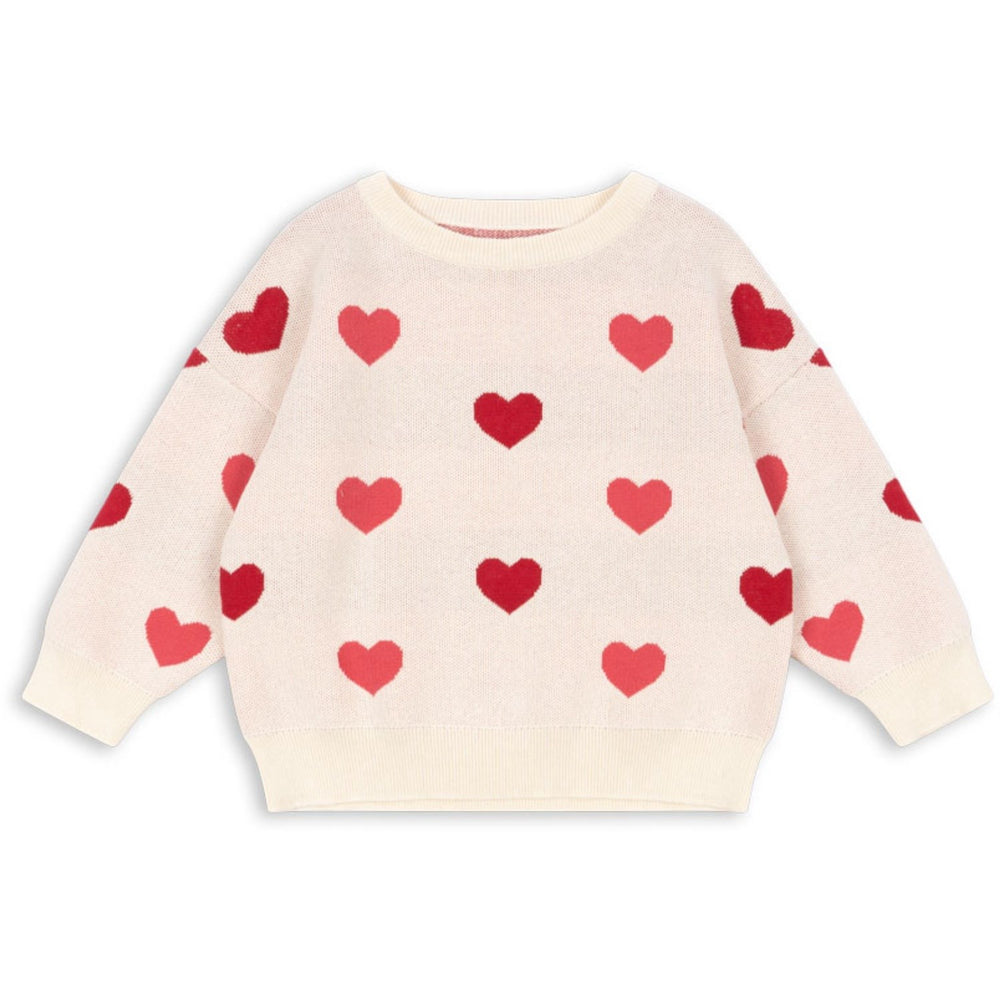 Køb Konges Sløjd Coeur Coloré Duo Pink Lapis Strik Sweater GOTS
