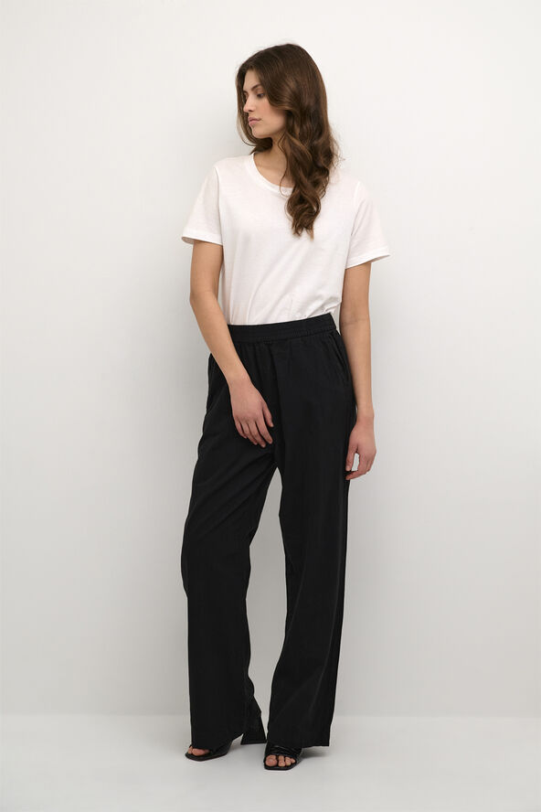 Kaffe KAnaya Wide Pants Black deep
