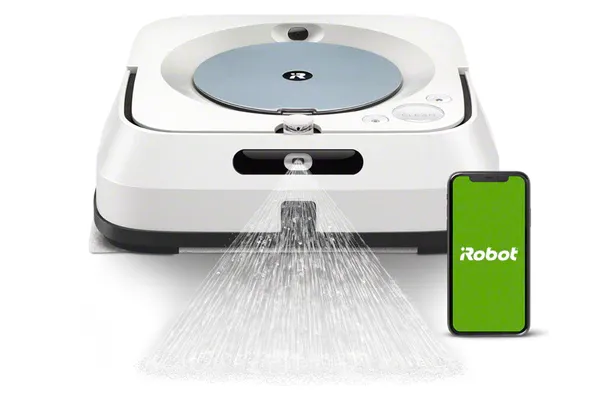 iRobot Braava jet m6 Robotgulvvasker - Hvid og Blå