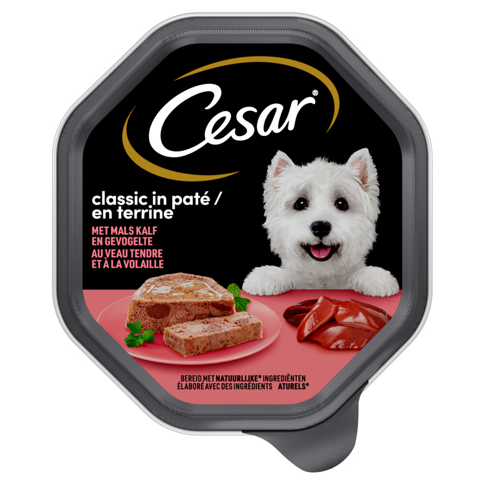 Cesar Classic Paté Kalf - Gevogelte150 gr