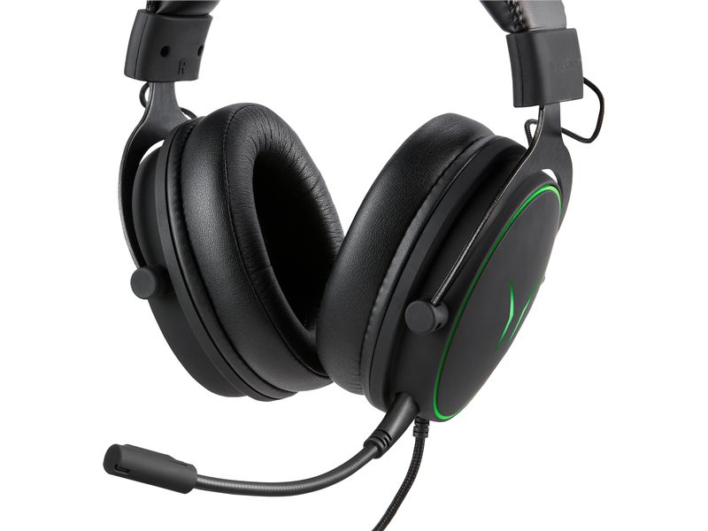 Erazer Headset Mage P20 Schwarz Bequemes Over-Ear-Gamingheadset