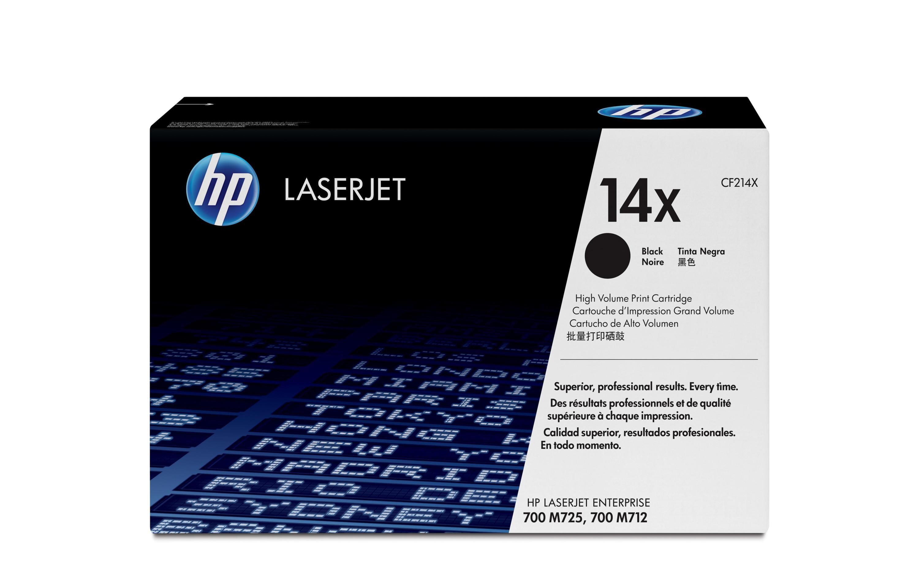 Toner Nr. 14X (CF214X) Black<br>Tonerkartusche