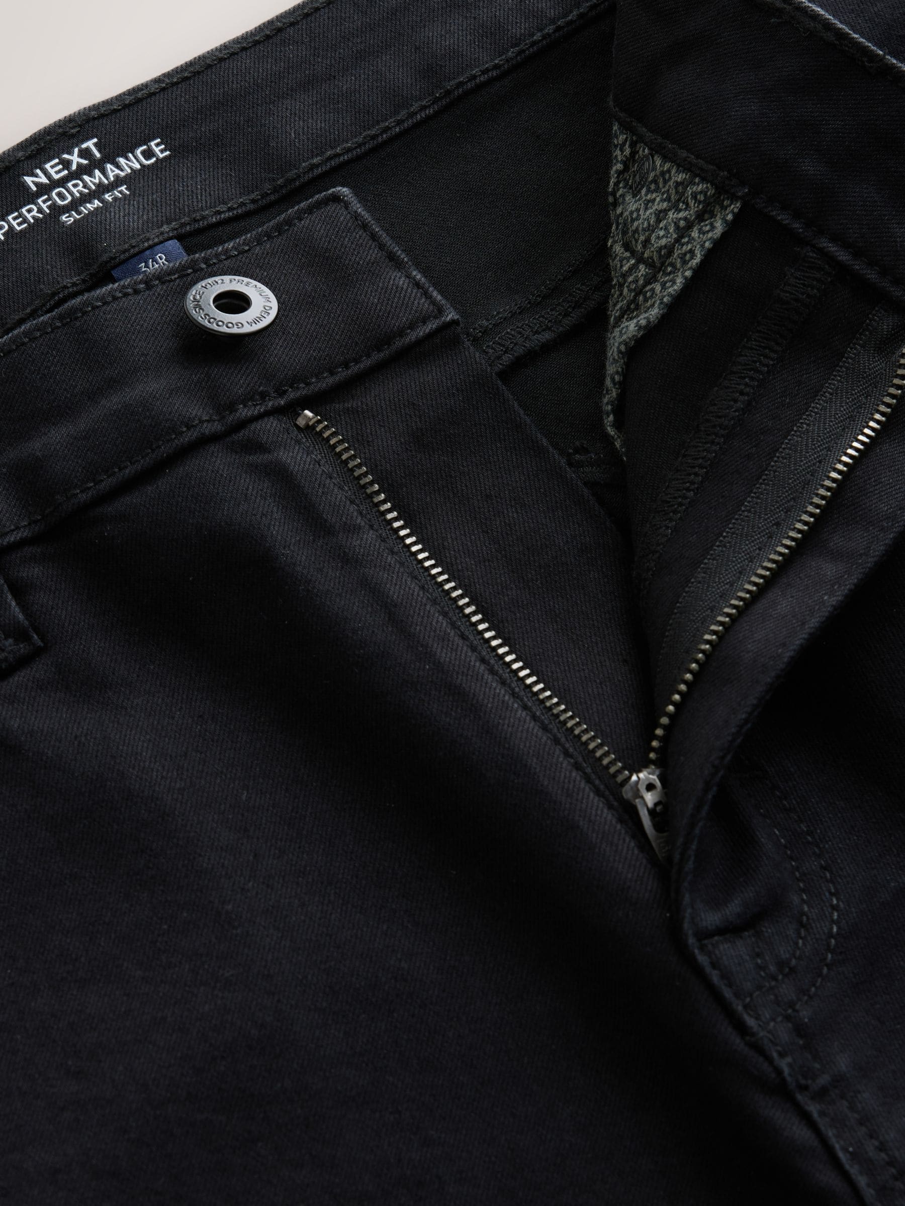 Zwart - Slim Fit - Motionflex jeans