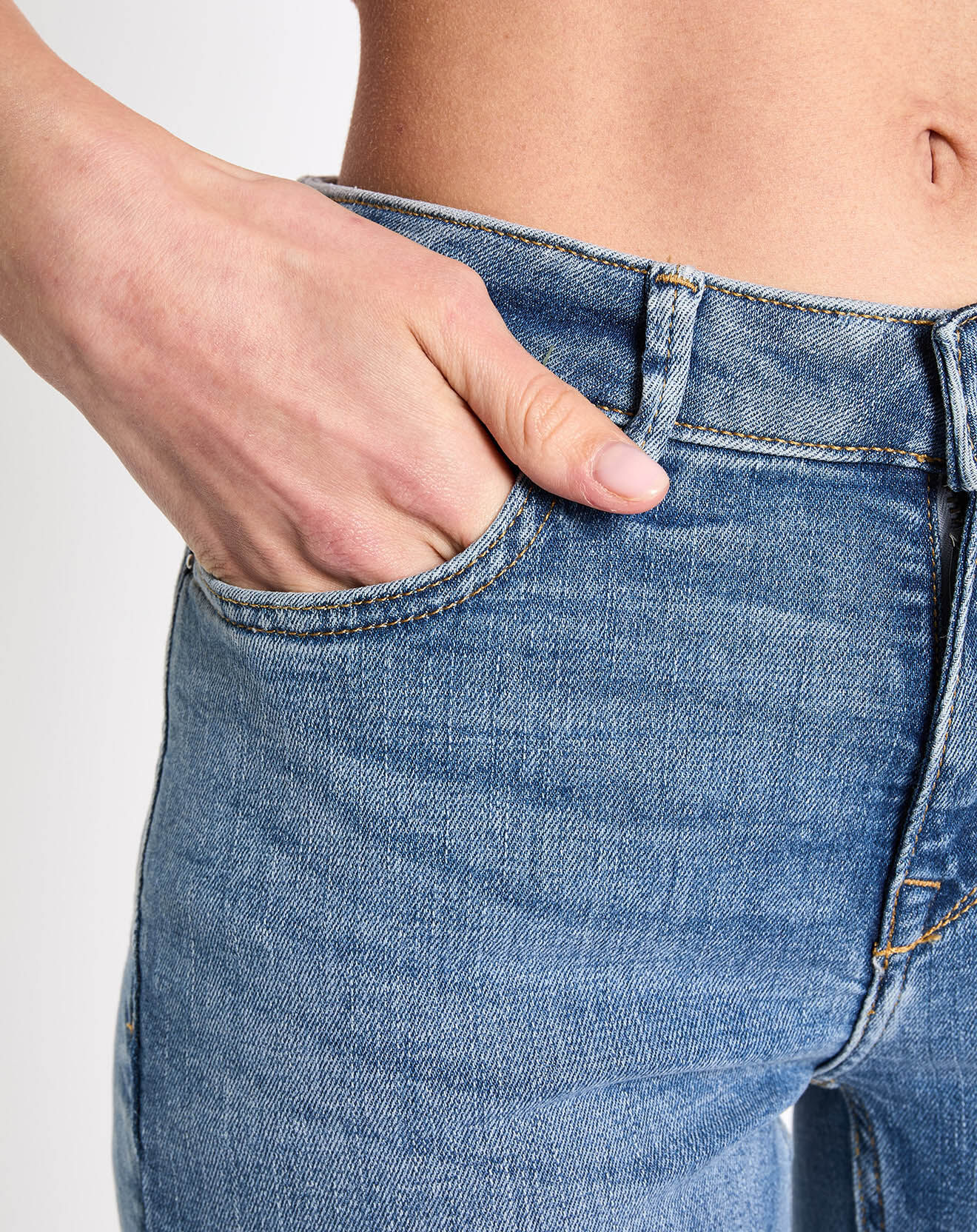 Esprit Jean slim bleu clair