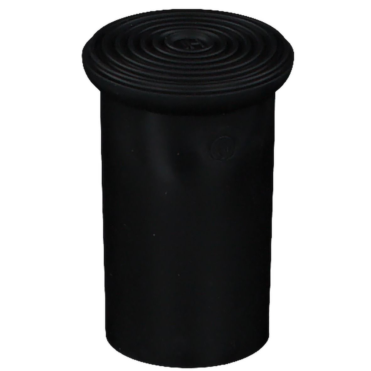 Krückenkapsel 18 mm schwarz