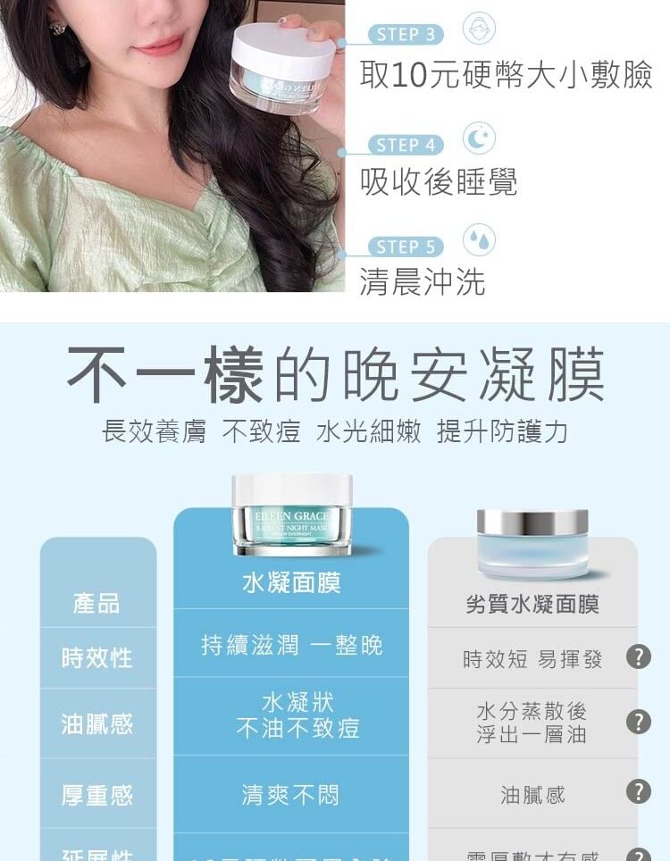 EILEEN GRACE - Radiant Night Mask Renew Overnight