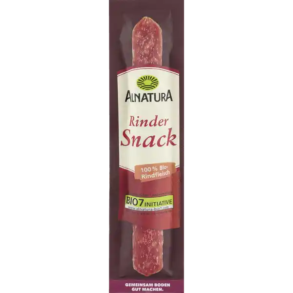 Bio Rinder Salami Snack