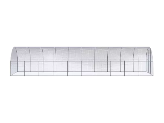 Poulailler d'extérieur 3x10x2 m Acier galvanisé