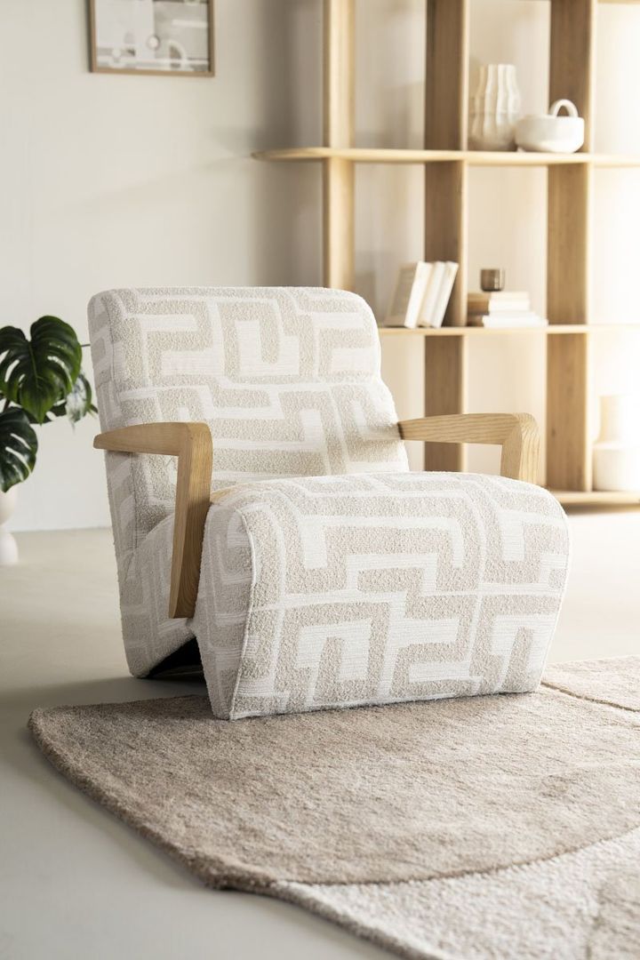 Fauteuil Olek Beige van Eleonora