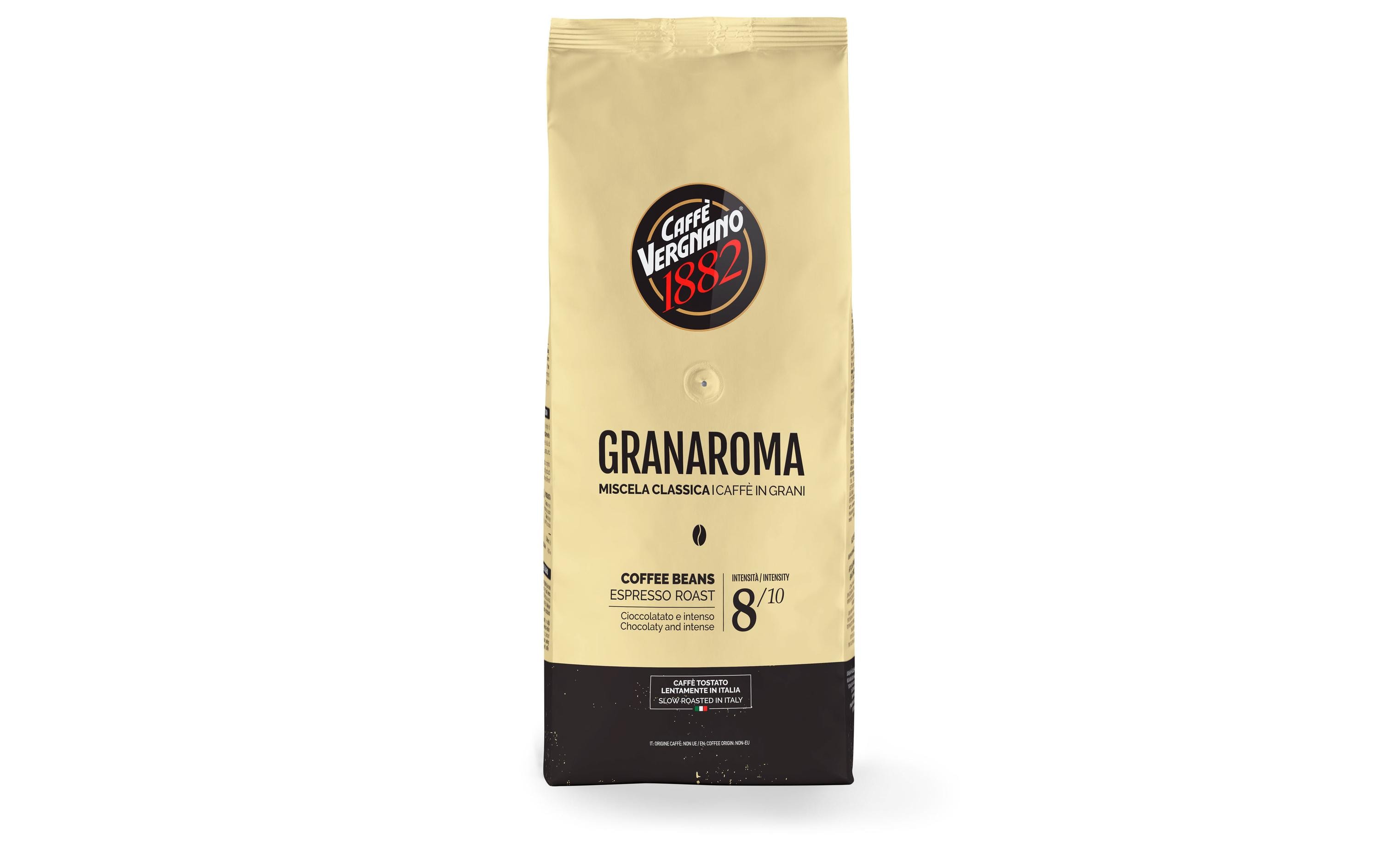 Kaffeebohnen Granaroma 1 kgIn Italien gerösteter Bohnenkaffee