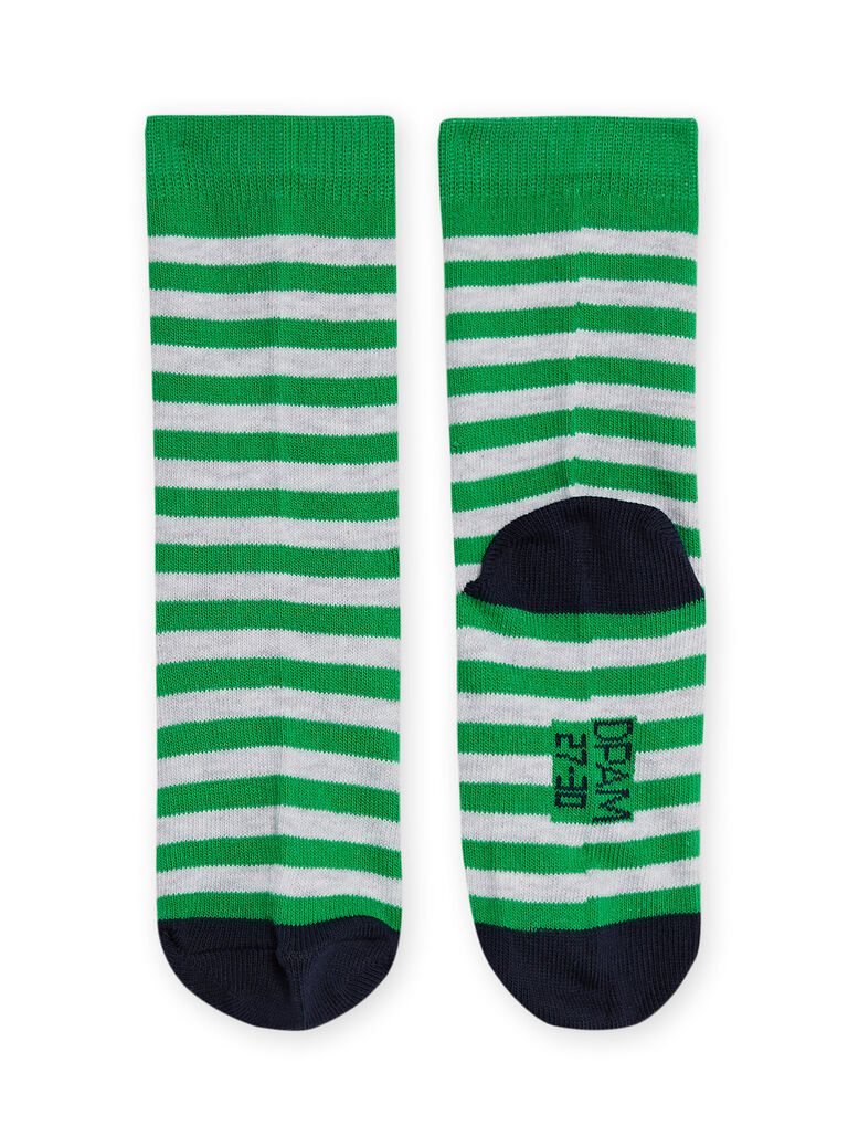 Chaussettes à rayures enfant garçon