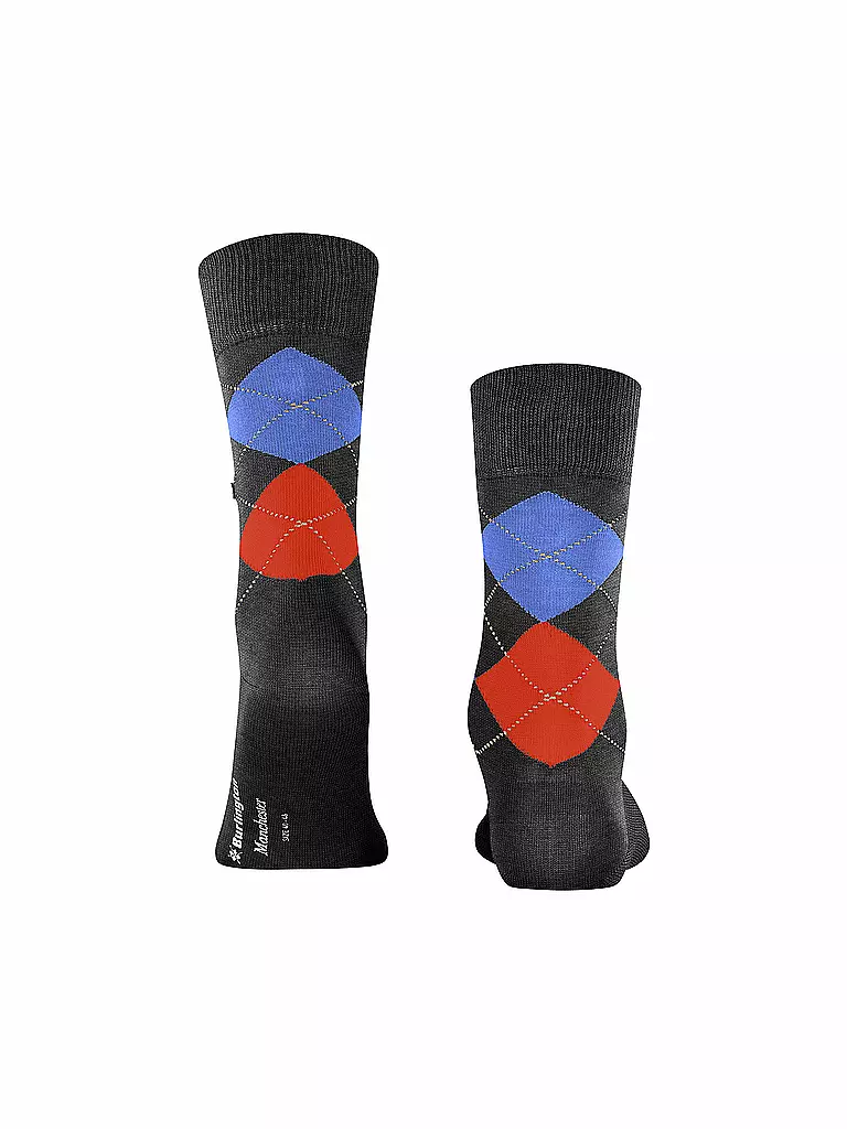 BURLINGTON  Herren Socken MANCHESTER dark rock  grau