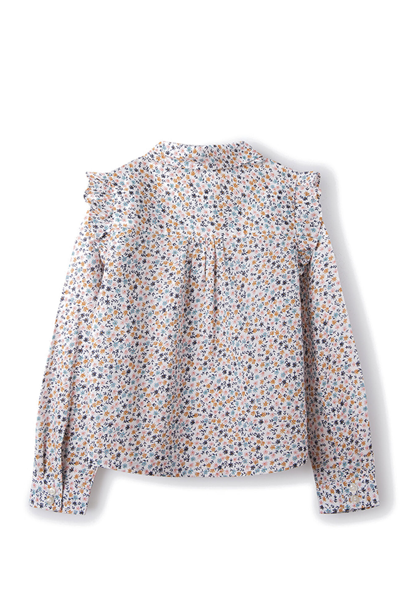 Blusa com estampa floral para meninas