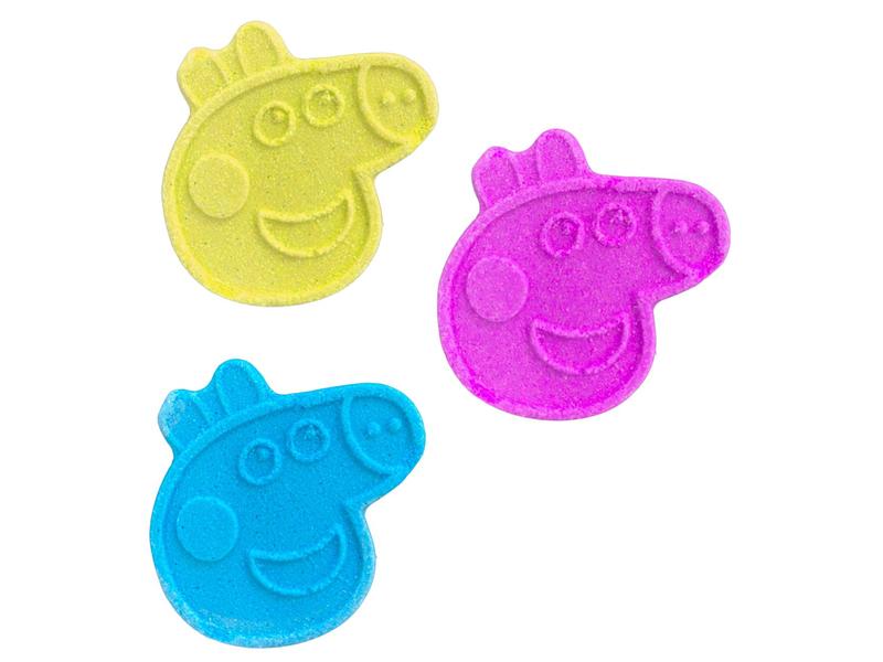 Craze Badespass Inkee Badebomben Peppa Pig 3er-Set Badebomben in niedlicher Peppa Pig-Gesichtsform