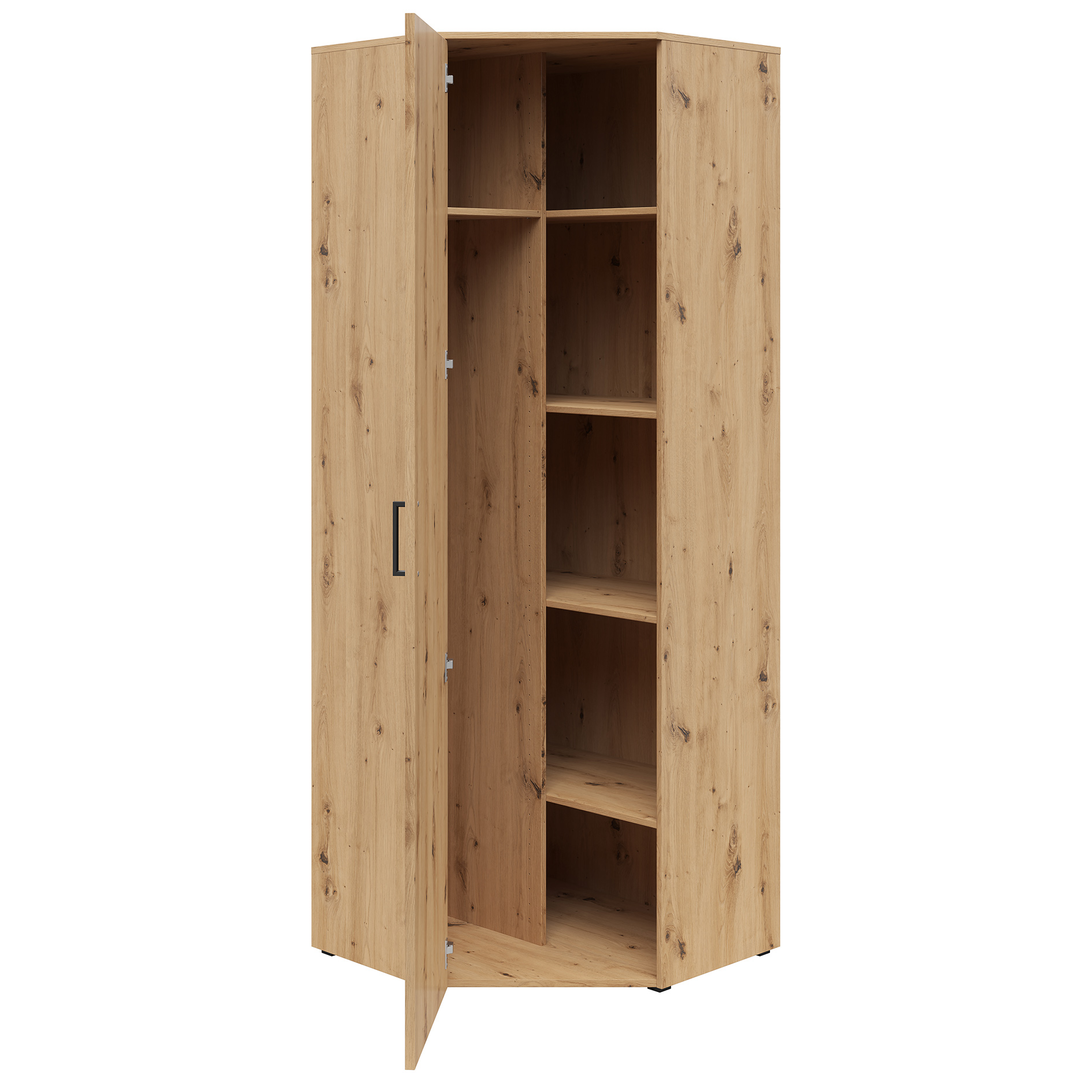 Eckschrank - Artisan Eiche - Breite 101 cm