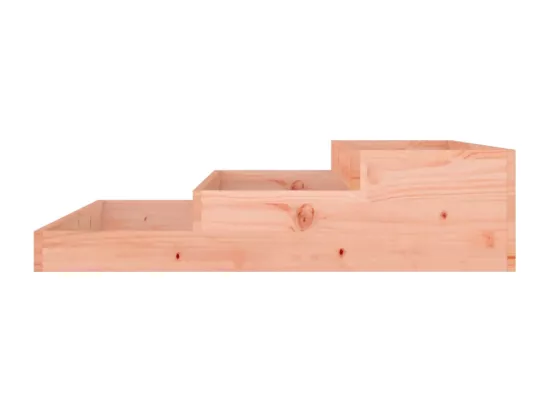 Jardinière bac lit surélevé bois marron 107 x 107 x 27 cm 02_0037292