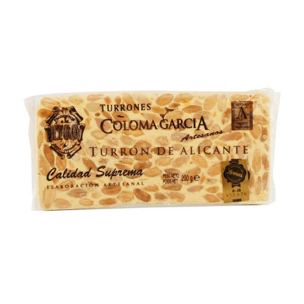 Touron artisanal d'Alicante
